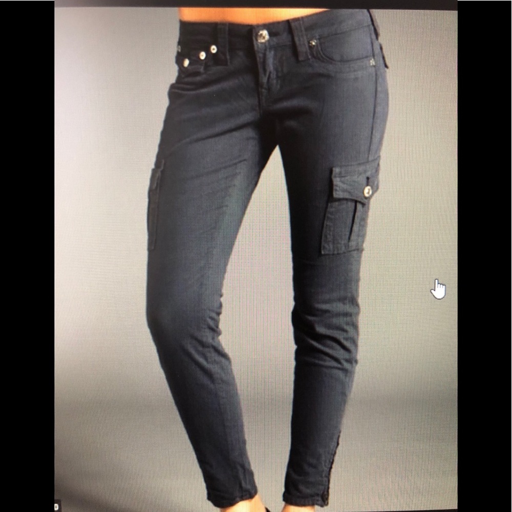 True Religion Krista cargo skinny jean